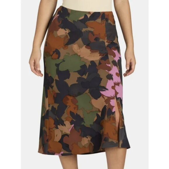 Extra Large Camouflage Camo Maxi Skirt Stretchy Causal Plus Size - Picture 1 of 9